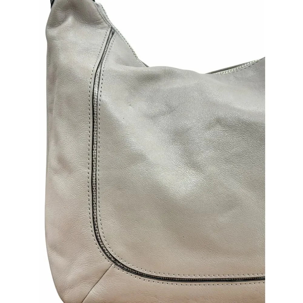 Coach Kristin Spectator Snake Purse Shoulder Bag Women's Gray Croc Leather Luxe